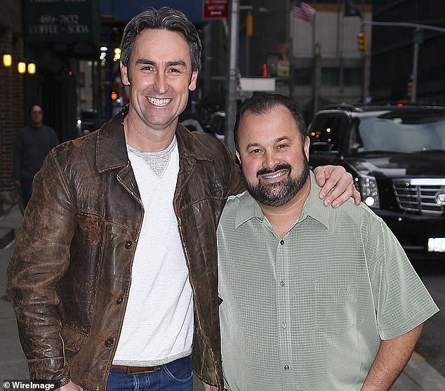 American Pickers debuted on the History Channel in 2010; Mike Wolfe and Frank pictured in 2011