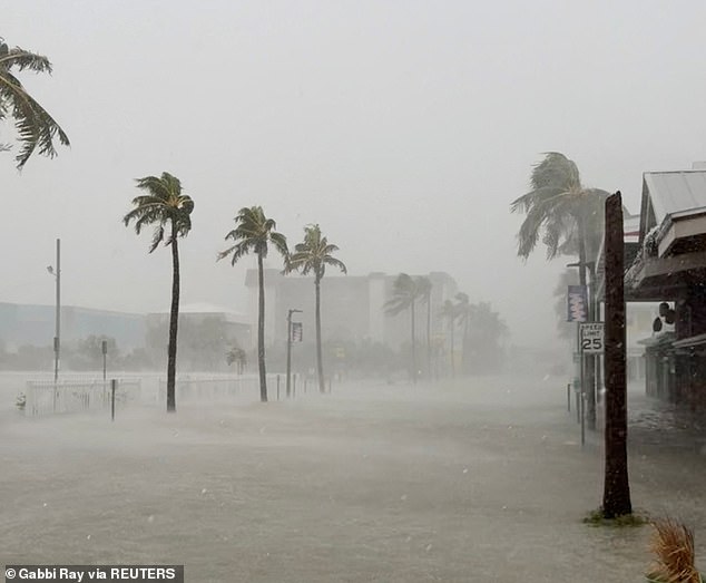 The 80 mph Category 1 storm made landfall in Florida's Big Bend region Monday morning, leaving more than 220,000 homes without power across the state.