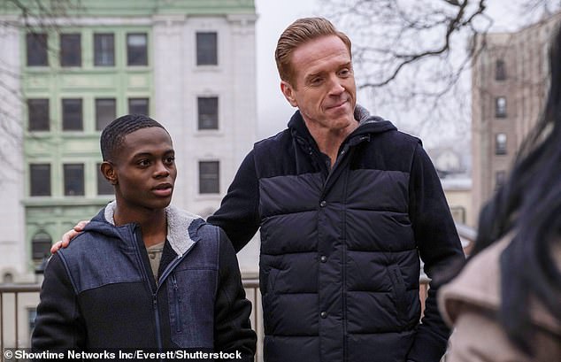 He guest-starred as Savion Williams in Billions in 2020; he is pictured here with Damien Lewis.