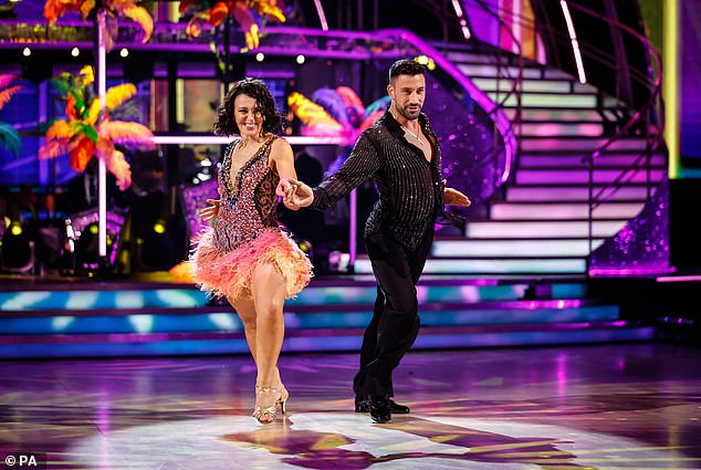 Amanda has been the target of a number of complaints after raising a series of grievances about her former Strictly Come Dancing partner Giovanni Pernice (pictured together on the show).