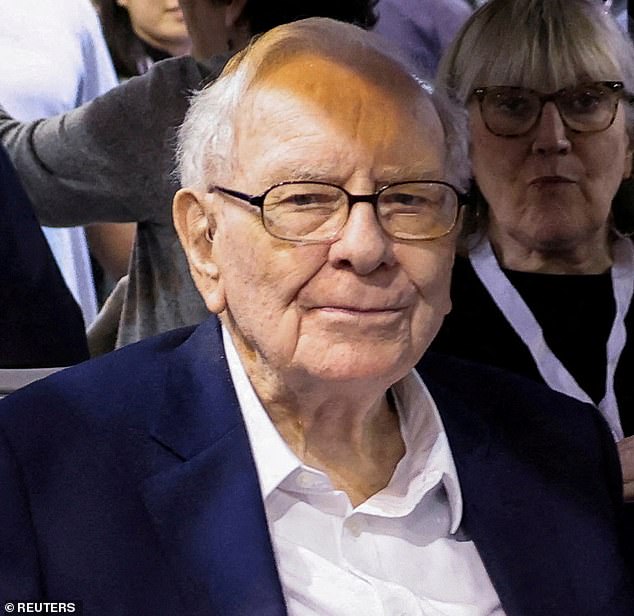 Apple's share price also fell after billionaire investor Warren Buffett cut his stake in the iPhone maker by more than $50bn (£39bn).