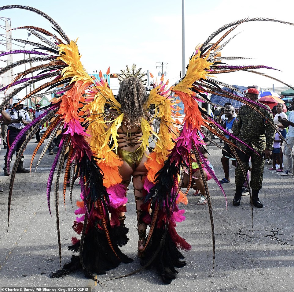 He created a majestic appearance with his long, dramatic pheasant feathers, which gave him a particularly wide wingspan.