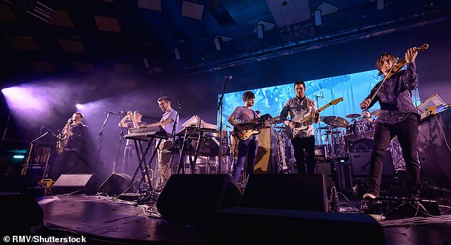 Martin was the singer and keyboardist for the group, which last year received its fifth Grammy Award for Best Contemporary Instrumental Album for Empire Central (Snarky Puppy pictured performing in 2019)