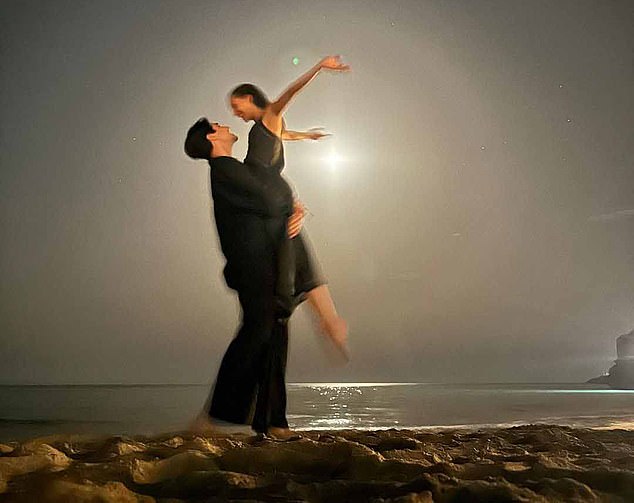 Royal Ballet star Francesca Hayward danced for joy after her fellow dancer Cesar Corrales proposed to her at the weekend.