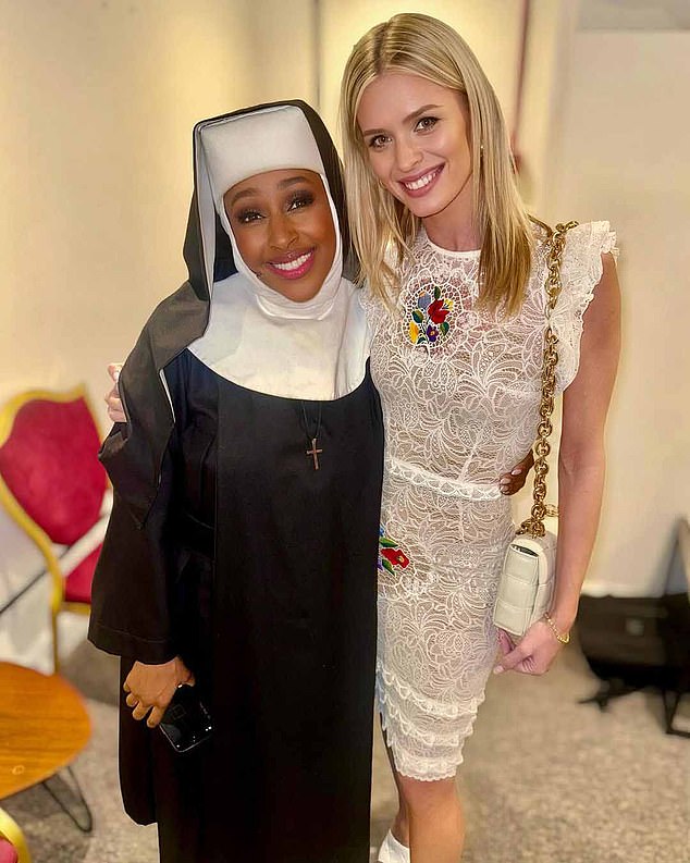 As anticipation builds for the 20th anniversary of Strictly, dancer Nadiya Bychkova attended Sister Act, starring Alexandra Burke