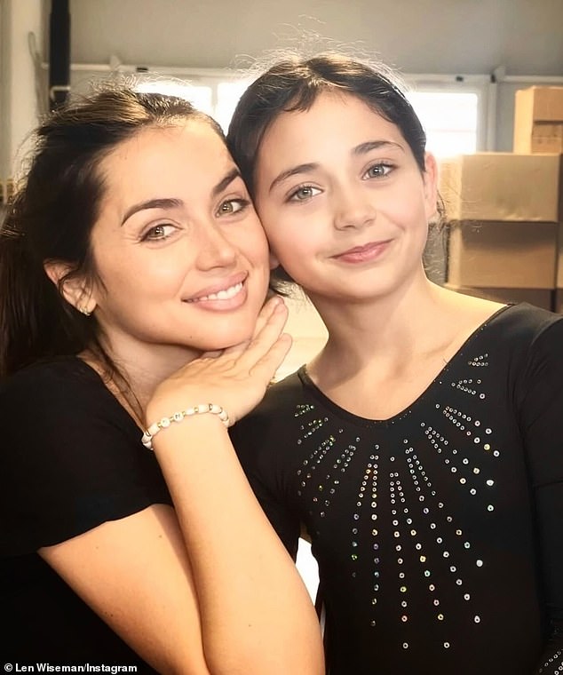 John Wick Presents: Ballerina stars Ana de Armas (left, photographed July 18) and 11-year-old Victoria Comte (right) as the vengeful ballerina Rooney, previously played by Unity Phelan in John Wick: Chapter 3 – Parabellum.