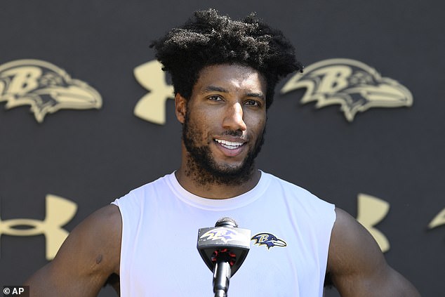 Ravens cornerback Marlon Humphrey condemned the sportsmanlike gesture on social media