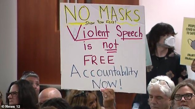 Proponents of the bill praise it as a means of preventing people from hiding behind masks to perpetrate acts of violence and other crimes.