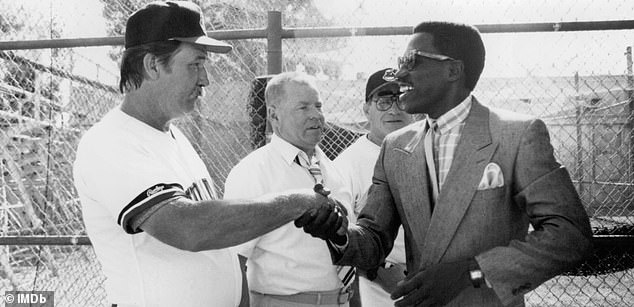 He played long-suffering Cleveland Indians general manager Charlie Donovan (center left) in the 1989 baseball comedy classic Major League Baseball.