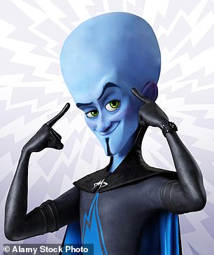 Megamind, an animated character from the 2010 film of the same name.