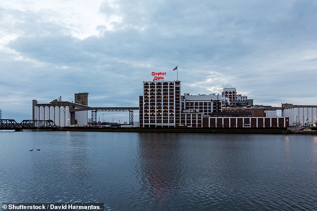 The pictured Quaker oat plant in Cedar Rapids, Iowa, makes the city “smell like fruity cereal,” says one Reddit user