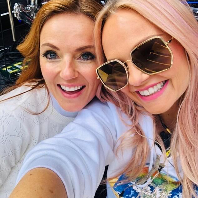 1722938650 590 Spice Girl bandmates Geri Halliwell Emma Bunton and Mel C