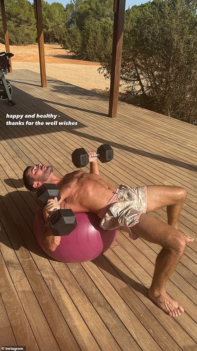 Zac has been open about his struggles over the past two decades, and this weekend he spoke directly about reports about his health by sharing an Instagram snap of himself working out.