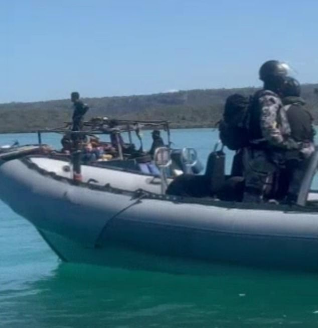 Locals reported an increase in illegal fishing and asylum seeker boats in the Kimberley region, but said groups often flee before authorities can arrive (pictured, ABF on Tuesday)