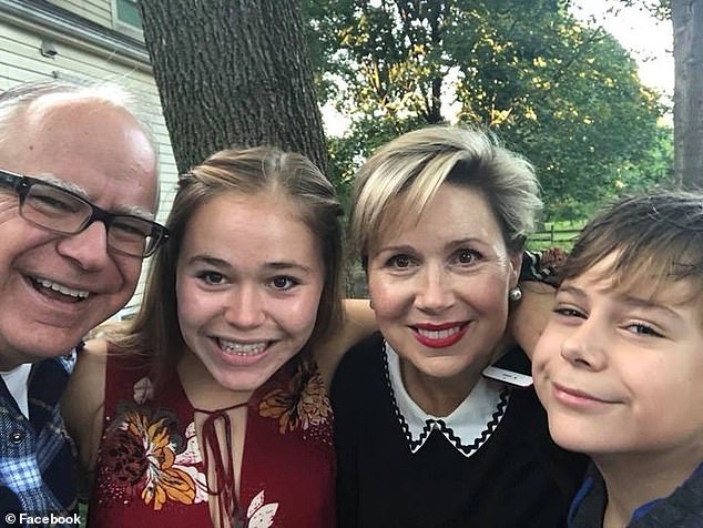 Governor Walz takes a selfie with his wife Gwen and their children Hope and Gus. Both were conceived through IVF and fertility treatment.