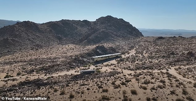 Another unique property the couple landed on is the famous 'Invisible House' in California.