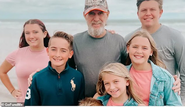 The decision proved fatal for Bunch, who is shown here with his family by the bay he loved so much.