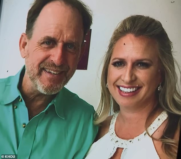 Bunch, seen here with his daughter a few years ago, died a week after stepping into the water, he said.