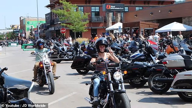 Meanwhile, there was plenty of action in Sturgis from more than 100,000 motorcyclists, many of them women, as media reports of the still-continuing event seem to show.