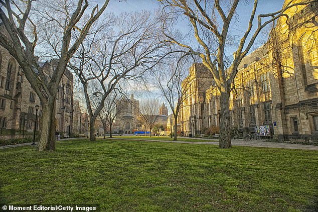 Khan, a native of Afghanistan, filed a lawsuit against Yale (pictured) after accusing the university of denying him an education.