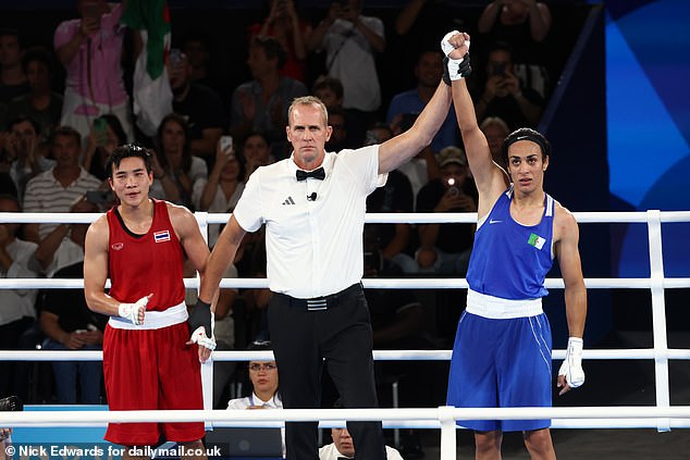 Khalif was crowned winner of the match against Suwannapheng at the Roland Garros tennis stadium, converted into a boxing arena