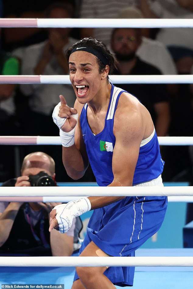 After the referee raised his hand in victory, she danced around the ring with unbridled joy.