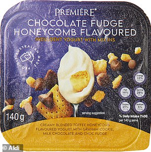 New Honeycomb Chocolate Fudge with Yogurt ($2.69)