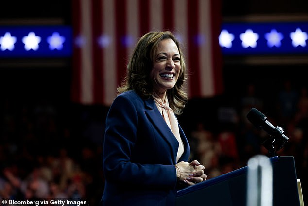 Kamala Harris led her Republican opponent 53 percent to 39 percent in New York as she enjoys a surge in poll numbers since President Biden stepped down from the race.