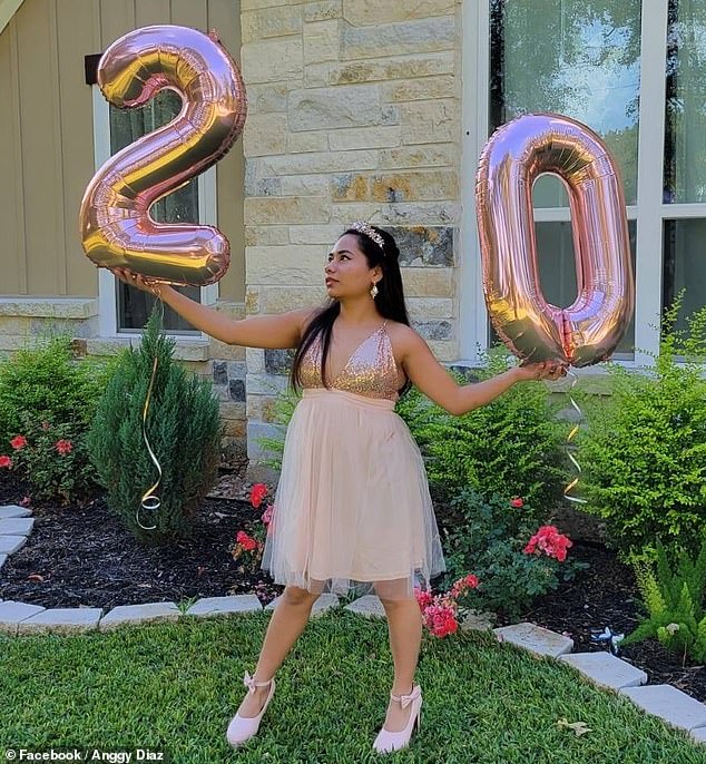 In a post on her 20th birthday in October 2021, Diaz wrote 'I can only thank God for blessing me so much.'