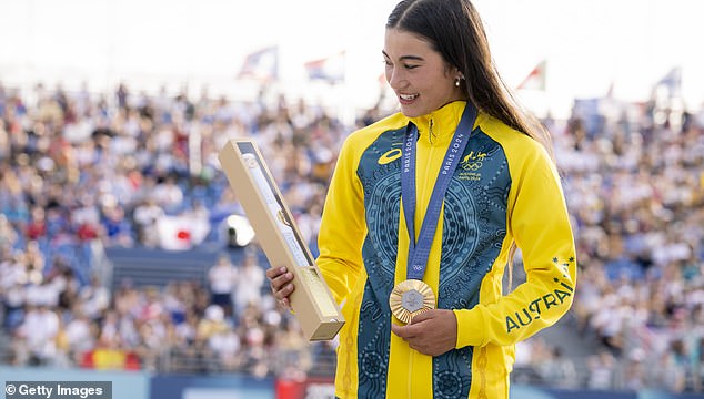 The Queensland girl's parents promised her she could have an unusual pet if she managed to take first place on the podium in Paris.