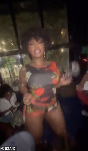 SZA (born Solána Imani Rowe) then posted a video of herself dancing provocatively.