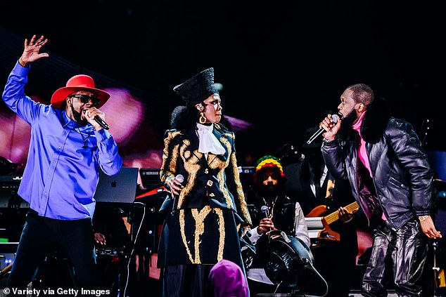 The musical collective on stage at the Global Citizen Festival in New York City on September 23, 2023