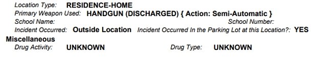 According to a Jacksonville police report, Taveras was shot with a semi-automatic weapon.