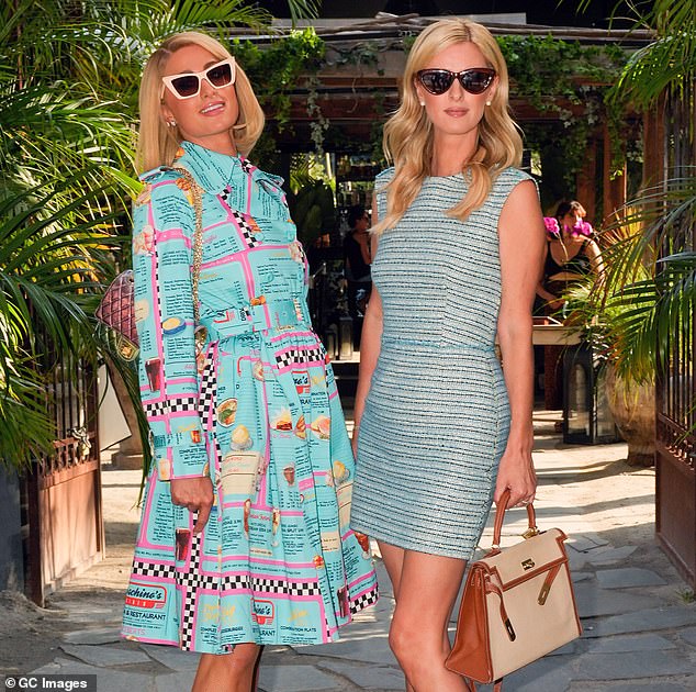 Paris and Nicky Hilton (pictured at a different outdoor location) are said to be fans of Gitano.