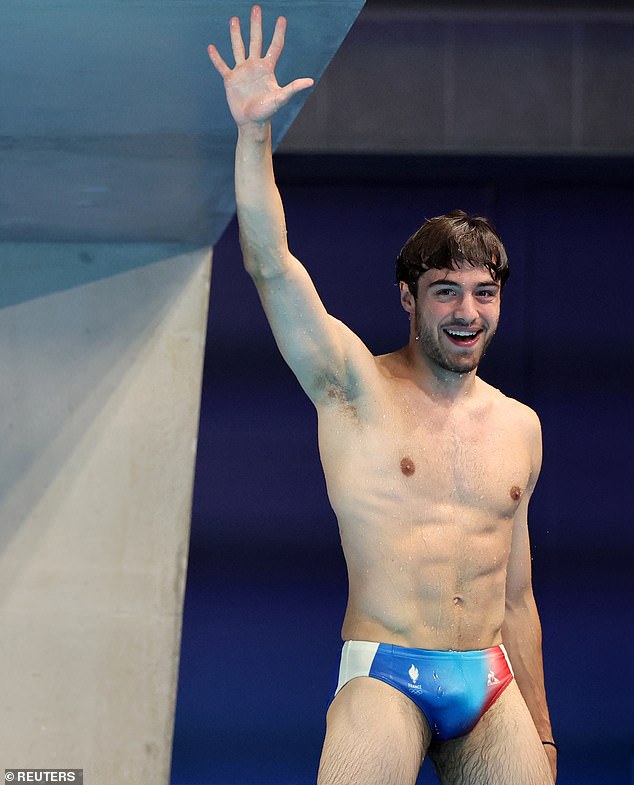 The French Olympian has sent fans wild with his extremely tight swimsuit