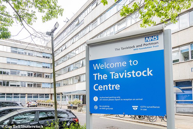 Puberty blockers, which stop the physical changes of puberty such as breast development or facial hair, will now only be available to boys as part of clinical research trials. Pictured, Tavistock and Portman NHS Foundation Trust, which has been accused of rushing boys onto puberty-blocking drugs by former patients who feel they have not been given enough attention