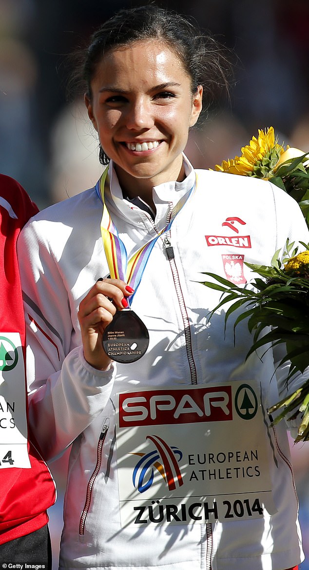 Joanna Jozwik of Poland was a bronze medallist at the European Athletics Championships two years before the Olympic Games.