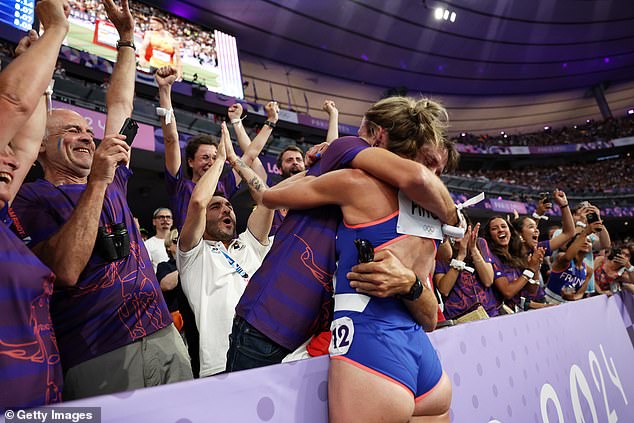 The Frenchwoman then shared the auspicious reason why she chose to do so at the Stade de France.