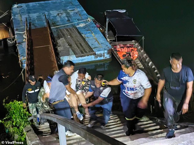 Emily Lucy Davies, 23, from Newcastle, was with 21 other visitors exploring the restricted Nam Talu cave when the flood hit.