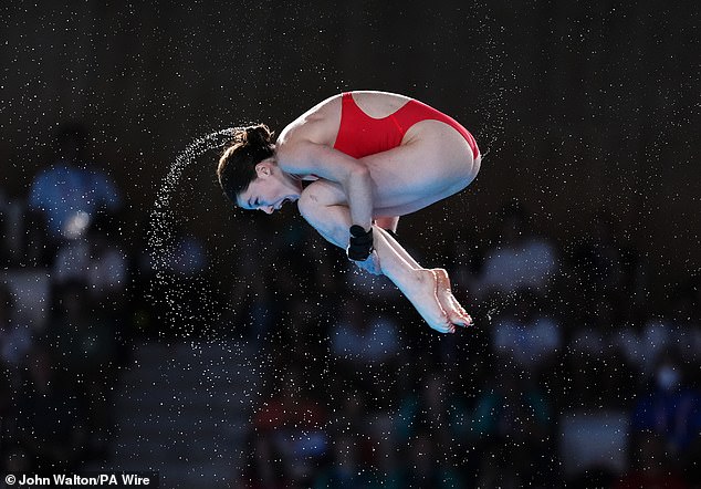 Team GB star Andrea Spendolini-Sirieix during the women's 10m platform final