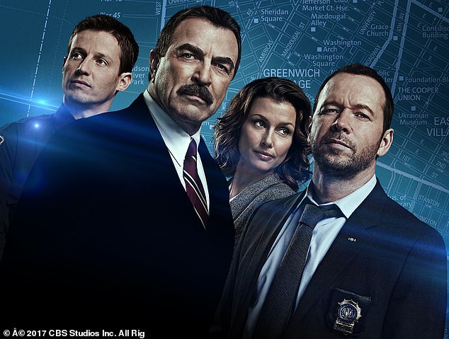 Tom and Donnie appear on a poster for the show with Will Estes (left) and Bridget Moynahan (second from right), all playing members of the fictional Reagan family.