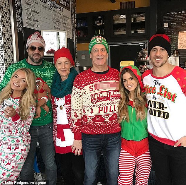 The Rodgers family enjoyed Christmas without Aaron in 2016