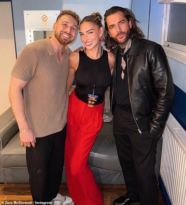 Latest signing Pete, 36, star of The Only Way Is Essex, is friends with Zara McDermott, who danced on last year's series (pictured with Zara's boyfriend and Pete's best friend Sam Thompson).