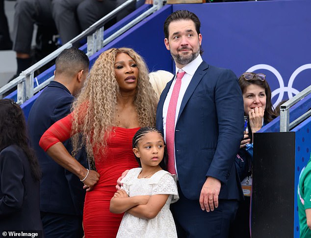 Drake and Serena were rumored to be romantically involved for several years, roughly from 2010 to 2015; (Serena pictured with her daughter Olympia and husband Alexis)