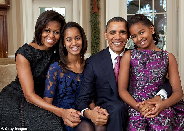 Later in the clip, Michelle revealed that she and Barack were teaching their daughters how to be 