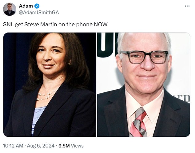 While the list of proposed names for X included stars ranging from Kelsey Grammer to Drew Carey, the clear favorite was none other than Steve Martin.