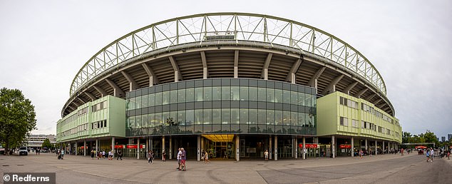 The pop star was scheduled to perform at Vienna's Ernst-Happel Stadium (pictured) on August 8, 9 and 10.