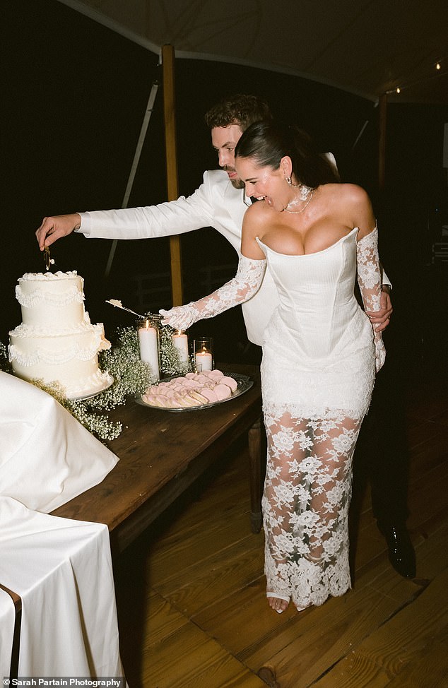 In April, Natalie hit back at criticism for her revealing wedding looks, after online trolls slammed her for showing off her cleavage in several custom-made dresses for her big day.