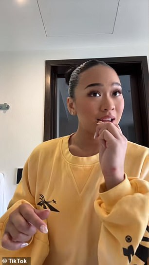 Suni shared her getting ready routine with her TikTok followers, showing how she gets her eyebrows done and gets her custom lip color.