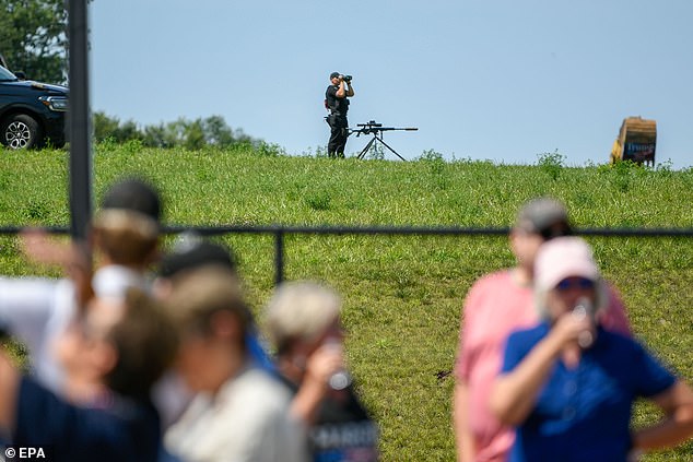 Secret Service guards campaign event less than a month after Donald Trump was shot by gunman